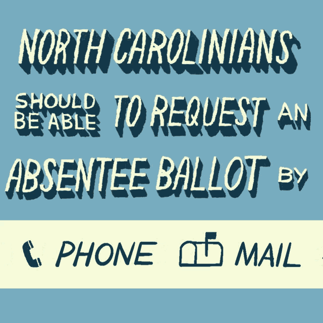 North Carolinians Should Be To Request An Absentee Ballot By Email Fax Phone Mail GIF - North Carolinians Should Be To Request An Absentee Ballot By Email Fax Phone Mail North Carolina GIFs