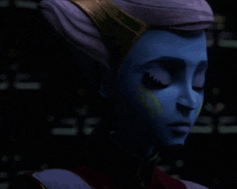 a close up of a person with blue face paint