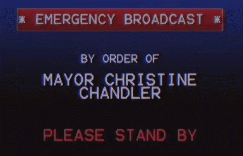 Emergency Broadcast Please Stand By GIF - Emergency Broadcast Please Stand By Mayor Christine Chandler GIFs