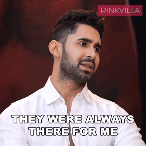 a man says they were always there for me in a pinkvilla ad