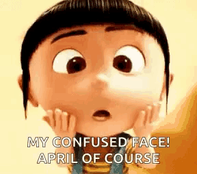 a cartoon character with a surprised look on his face is holding his hands to his face .