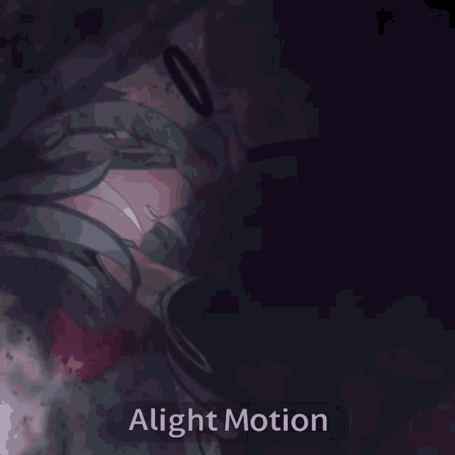 a drawing of a person with the words alight motion written below it