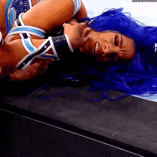 Sasha Banks Hurting GIF