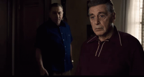 The Irishman Lets Get Out Of Here GIF - The Irishman Lets Get Out Of Here Come On Frank GIFs