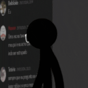 a silhouette of a person standing in front of a wall with a blurred image of a person 's face
