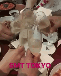 Shi Nee Cheers GIF - Shi Nee Cheers Smt Tokyo GIFs