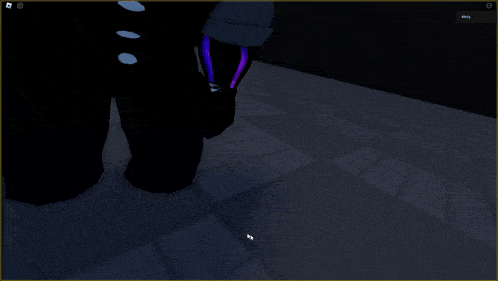 a screenshot of a video game shows a person in a suit with purple sleeves