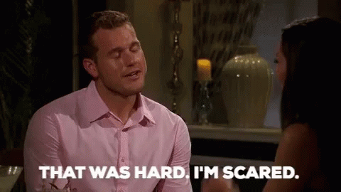 That Was Hard Im Scared GIF - That Was Hard Im Scared Colton GIFs