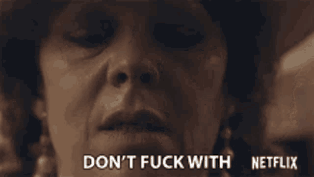 a close up of a woman 's face with the words the peaky blinders netflix written below her