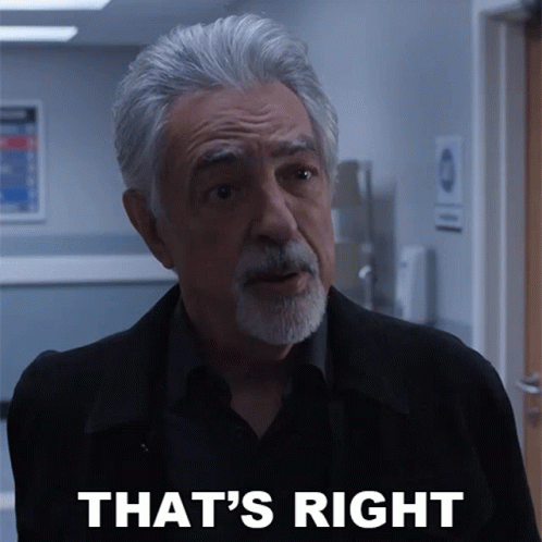 Thats Right David Rossi GIF - Thats Right David Rossi Criminal Minds Evolution GIFs