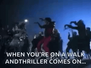Thriller Dance GIF - Thriller Dance When Youre On A Walk GIFs