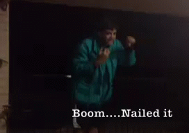 Nailed It GIF - Nailed It Happy Yes GIFs