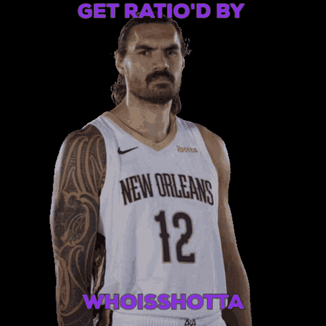 a man in a new orleans 12 jersey