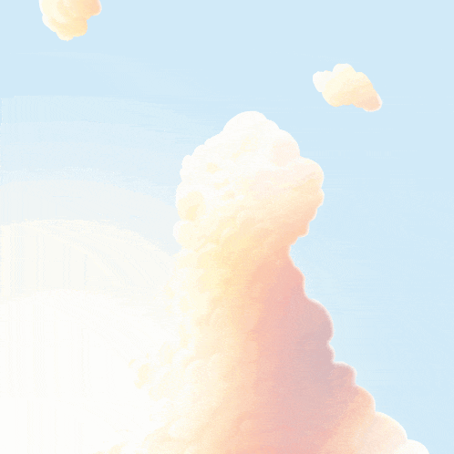 a red heart with a white stripe on it is against a blue sky