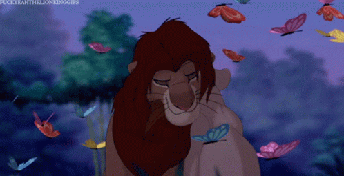 The Lion King Mufasa And Nala GIF - The Lion King Mufasa And Nala Love GIFs