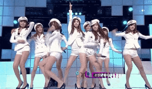 소녀시대 춤 소원을말해봐 경례 GIF