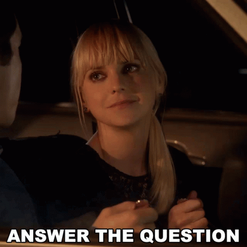 Answer The Question Anna Faris GIF - Answer The Question Anna Faris Christy GIFs
