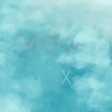 a blue background with the words melodi xoş geldin on it