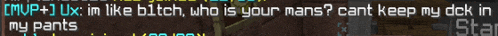 a blurry image of a text that says ' i 'm like dutch who 's your mans ? '