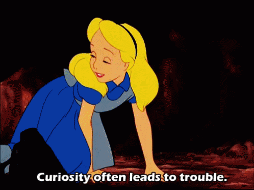 Alice In Wonderland Curiosity GIF - Alice In Wonderland Wonderland Alice GIFs