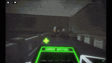 a computer screen shows a room with a sign on the wall that says r-73
