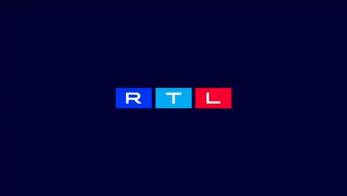 a red and blue striped background with the words ell spezial written on it .