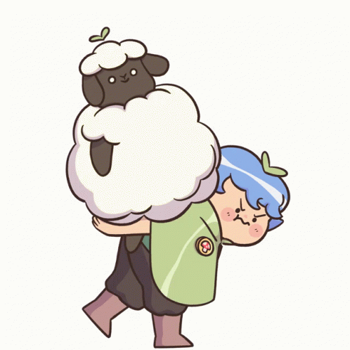 Wooly Riding Fat Boki Sheep Ride GIF - Wooly Riding Fat Boki Sheep Ride Boki GIFs