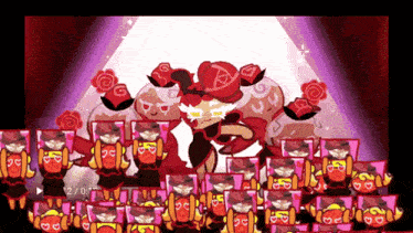 a video of a cookie run game is being played on a computer