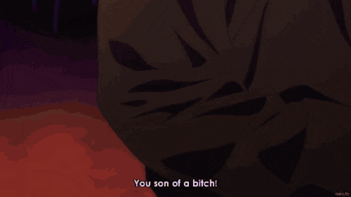 a man in a hooded jacket says " you son of a bitch "
