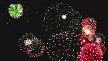 Congrats Caroline Fireworks GIF - Congrats Caroline Fireworks Celebrate GIFs