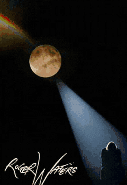 a poster for natow artwork shows a full moon