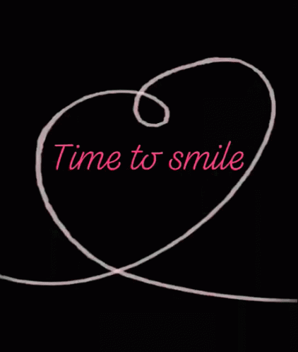 Heart Time To Smile GIF - Heart Time To Smile GIFs
