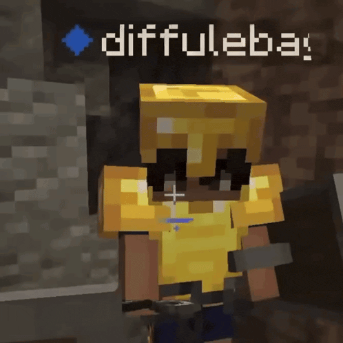 a screenshot of a minecraft character with the name diffuleba on it