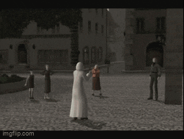 a video game character says hey that 's me in a screenshot