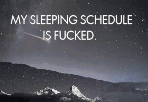 Sleeping Schedule Falling Star GIF - Sleeping Schedule Falling Star Night Sky GIFs
