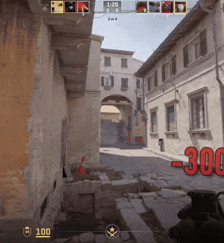 a screenshot of a video game with the number 300 on the screen