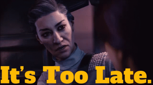 Star Wars Iden Versio GIF - Star Wars Iden Versio Its Too Late GIFs