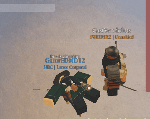 a screenshot of a video game shows a character named gatoredmd12