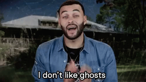 Go Away Ghosts GIF - Scared Famous I Dont Like Ghosts Scared GIFs