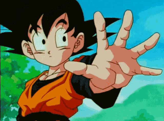 a close up of a cartoon character 's hand