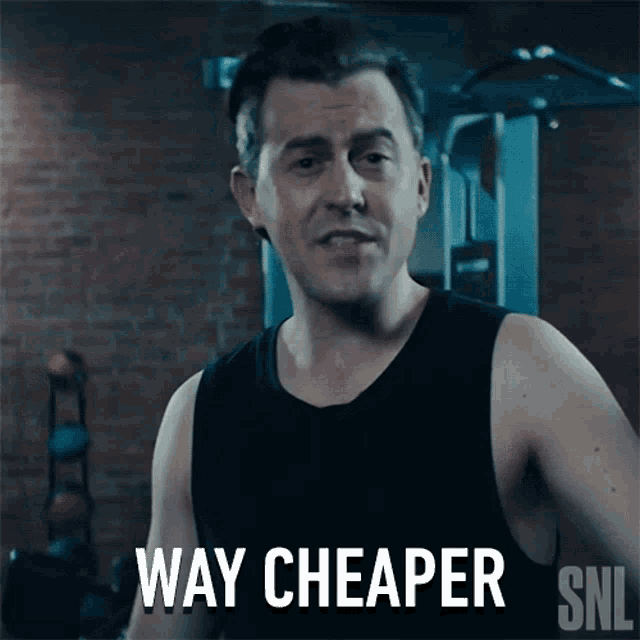 Way Cheaper Saturday Night Live GIF - Way Cheaper Saturday Night Live This Is Very Cheap GIFs