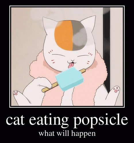Popsicle Cat GIF - Popsicle Cat Nyanko Sensei GIFs