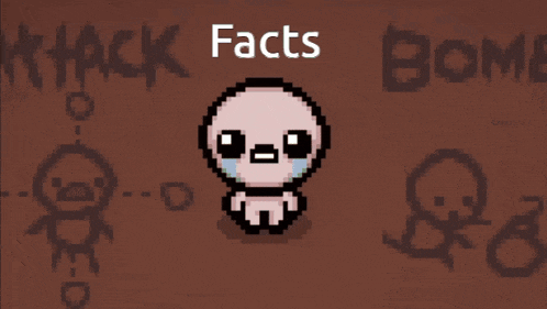 a cartoon character giving a thumbs up with the words " facts bomb " behind it