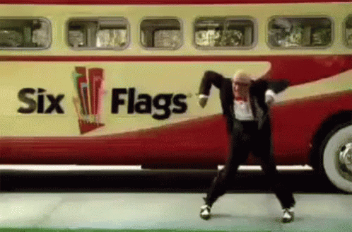 Party Bus GIF - Six Flags GIFs