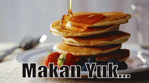 Makan Yuk GIF - Makan Makanan Pancake GIFs