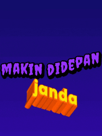 a purple background with the words makin didepan jada on it
