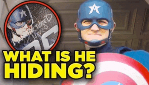 a man in a captain america costume is holding a shield