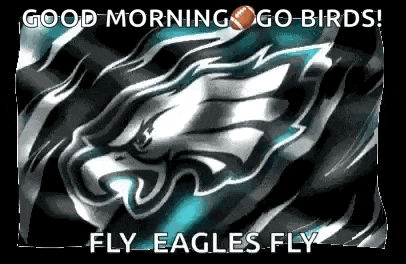 a good morning go birds ! fly eagles fly !