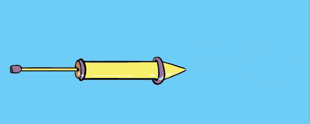 a happy holi greeting card with a yellow pencil