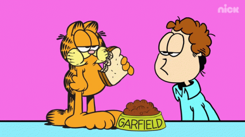 Eating Sandwich Jon Arbuckle GIF - Eating Sandwich Jon Arbuckle Garfield GIFs